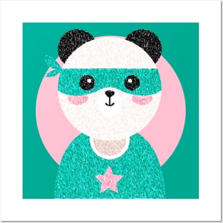 Animal cute Portrait watercollor handcraft Posters and Art